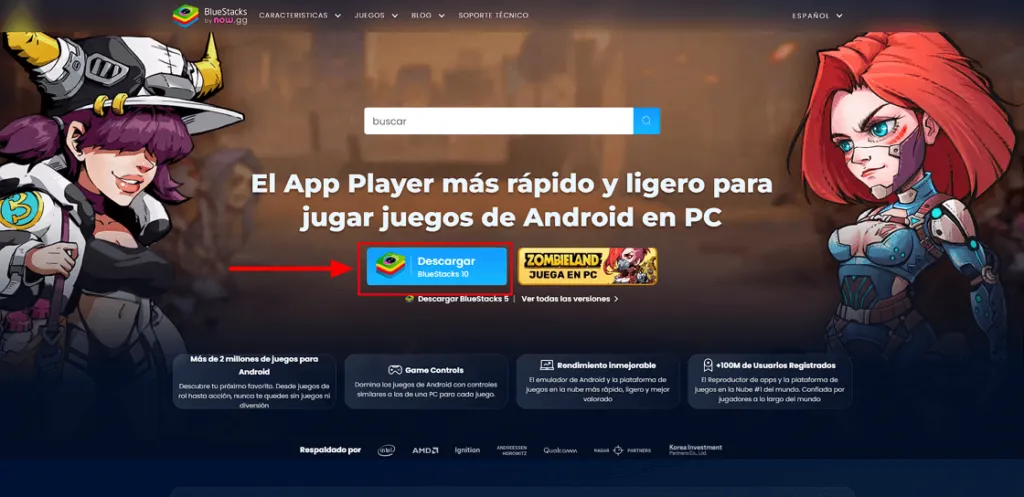 BlueStacks para instalar DixMax en PC